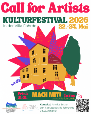 Kulturfestival in der Villa Fohrde | Call for Artists